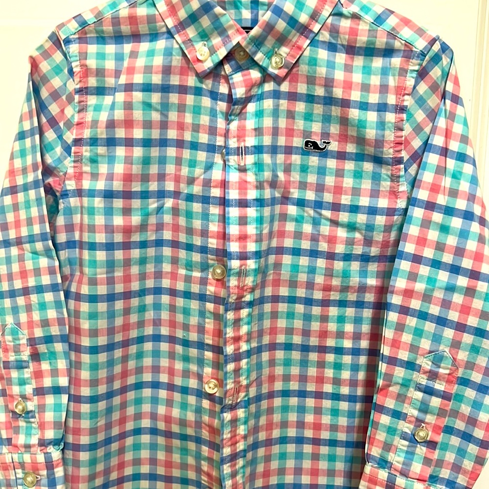 Vineyard vines whale shirt 100% cotton